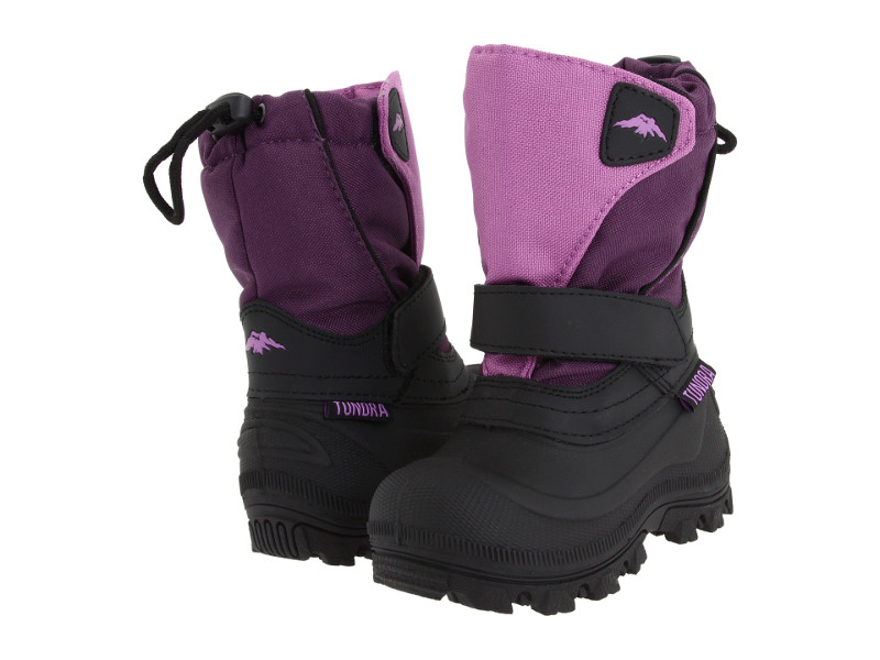 TUNDRA BOOTS KIDS QUEBEC WIDE GIRLS SNOW SHOES
